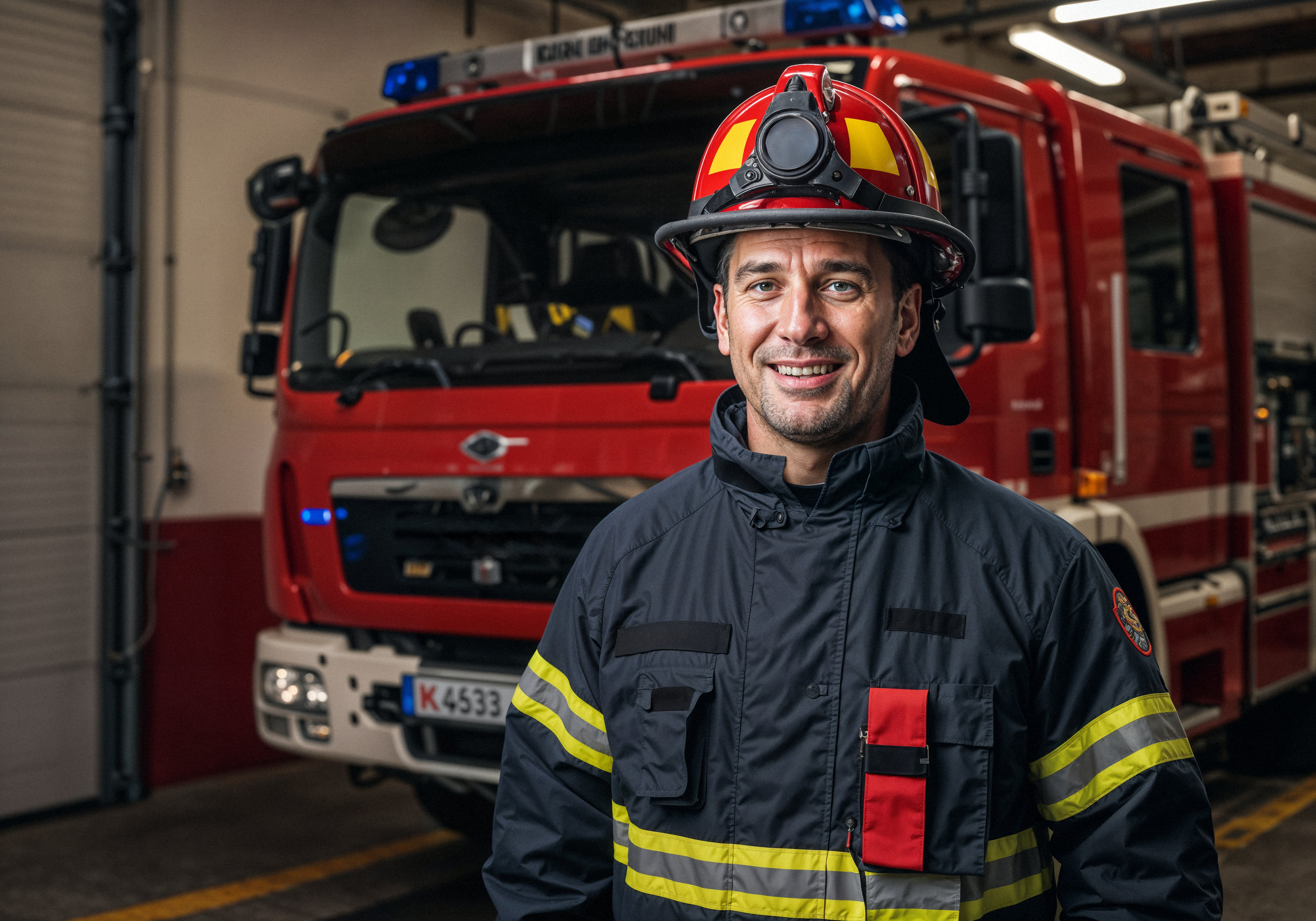 firefighter-front-fire-truck-smiling-confidently