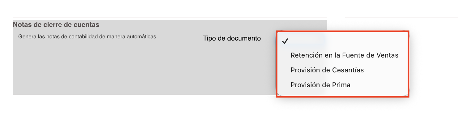🆕 ¡Nuevo cierre de nota contable para retención en la fuente y causaciones automáticas cesantías, intereses y prima!